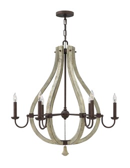 Hinkley Wisząca MIDDLEFIELD 6x40W E14 HK/MIDDLEFIELD6