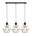 Milagro Lampa wisząca BASKET BLACK 3xE27 MLP7215