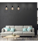 Pendant lamps - Milagro BASKET BLACK 3xE27 pendant lamp MLP7215 - product 6