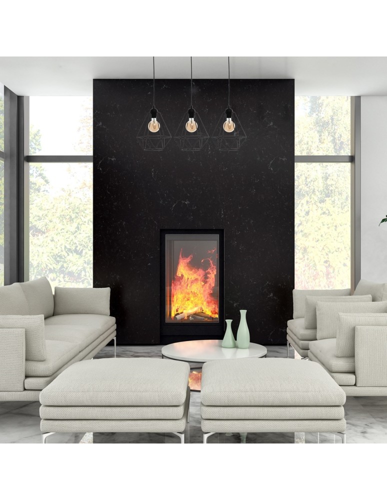 Pendant lamps - Milagro BASKET BLACK 3xE27 pendant lamp MLP7215 - product kolory-swiatla.pl 7
