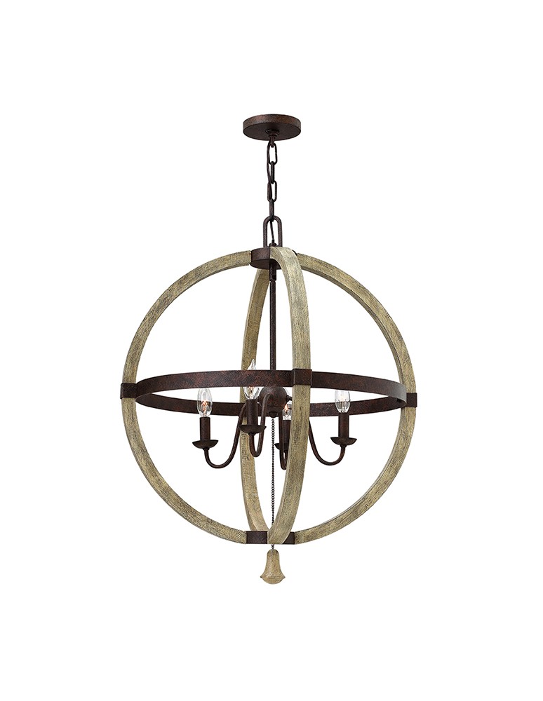 Pendant lamps - Hinkley MIDDLEFIELD Pendant 4x40W E14 HK/MIDDLEFIELDP4. - product kolory-swiatla.pl 1