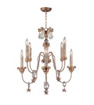 Chandeliers - Elstead Lighting Flambeau Pendant MIGNON 8x60W E14 FB/Mignon8 - product 1