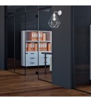 Loft wall lamps - industrial - Milagro Wall lamp BASKET WHITE 1xE27 MLP7211 - product 2