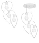 Children's pendant lamps - Milagro AMORE WHITE 3xE27 pendant lamp MLP9951 - product 1