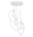 Children's pendant lamps - Milagro AMORE WHITE 3xE27 pendant lamp MLP9951 - product 2