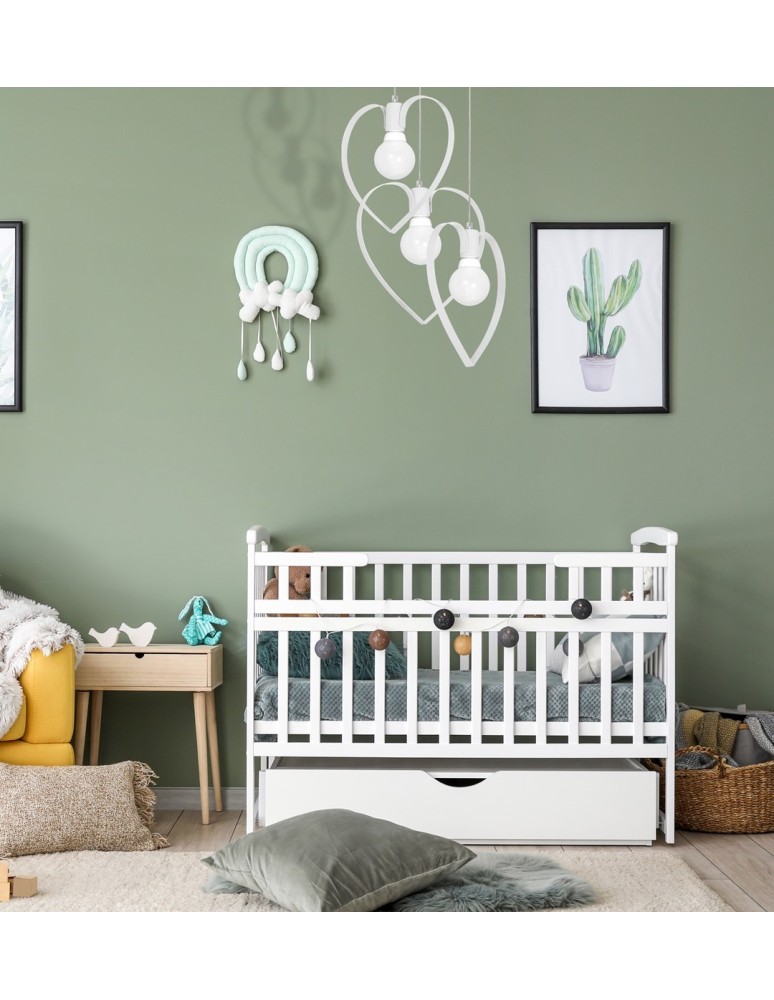 Children's pendant lamps - Milagro AMORE WHITE 3xE27 pendant lamp MLP9951 - product kolory-swiatla.pl 6