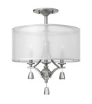 Chandelier with lampshade - Hinkley MIME 3x60W E14 HK/MIME/SF Ceiling light - product 1