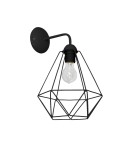 Loft wall lamps - industrial - Milagro Wall lamp BASKET BLACK 1xE27 MLP7206 - product 5