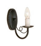 Chandelier wall lamps - Elstead Lighting Interior Wall lamp MINSTER 1x60W E14 MN1 BLACK - product 1