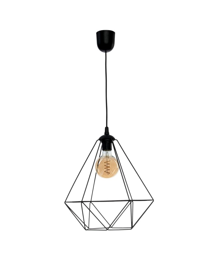 Milagro Lampa wisząca BASKET BLACK 1xE27 MLP7214