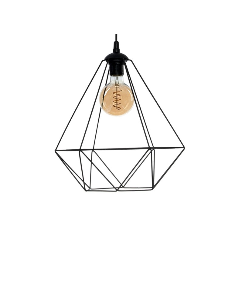 Milagro Lampa wisząca BASKET BLACK 1xE27 MLP7214