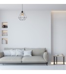 Milagro Lampa wisząca BASKET BLACK 1xE27 MLP7214