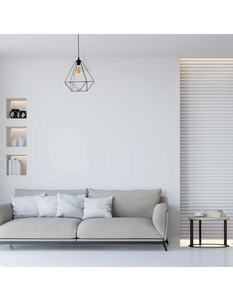 Milagro Lampa wisząca BASKET BLACK 1xE27 MLP7214