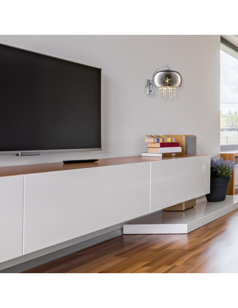 Glamour wall lamps - Milagro Wall lamp STARLIGHT 1xE14 ML3786 - product kolory-swiatla.pl 6