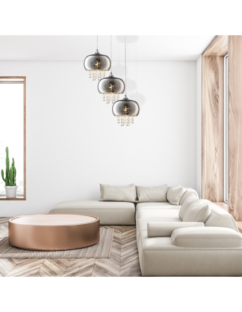 Pendant lamps - Milagro STARLIGHT 3xE14 Pendant Lamp ML3788 - product kolory-swiatla.pl 6
