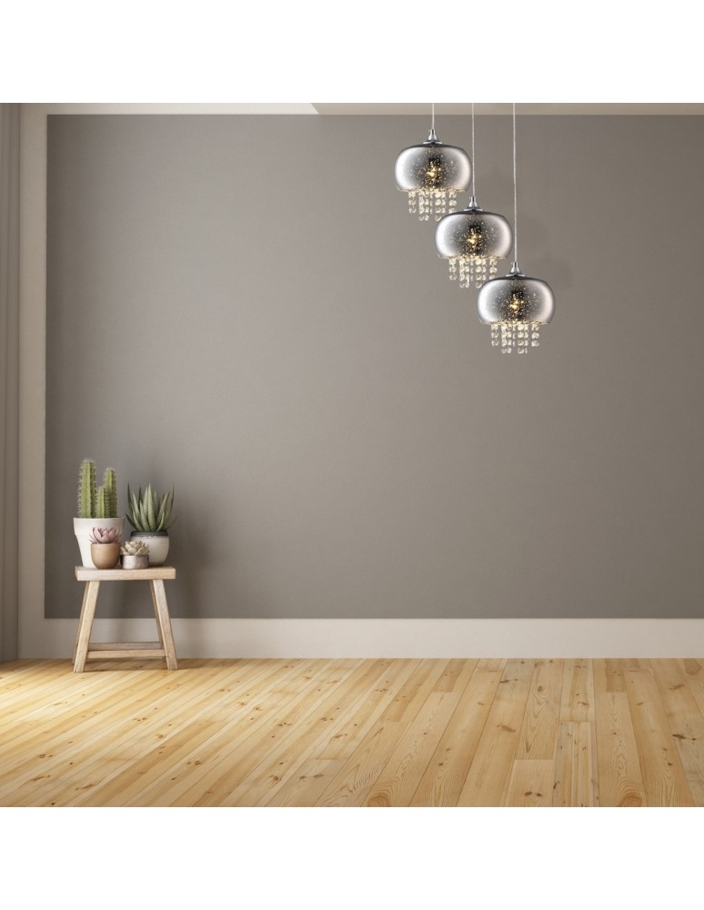 Pendant lamps - Milagro STARLIGHT 3xE14 Pendant Lamp ML3788 - product kolory-swiatla.pl 7