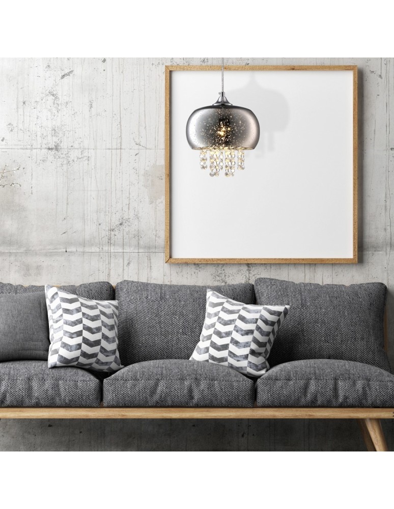Glamour pendant lamps - Milagro STARLIGHT 1xE14 Pendant Lamp ML3789 - product kolory-swiatla.pl 5