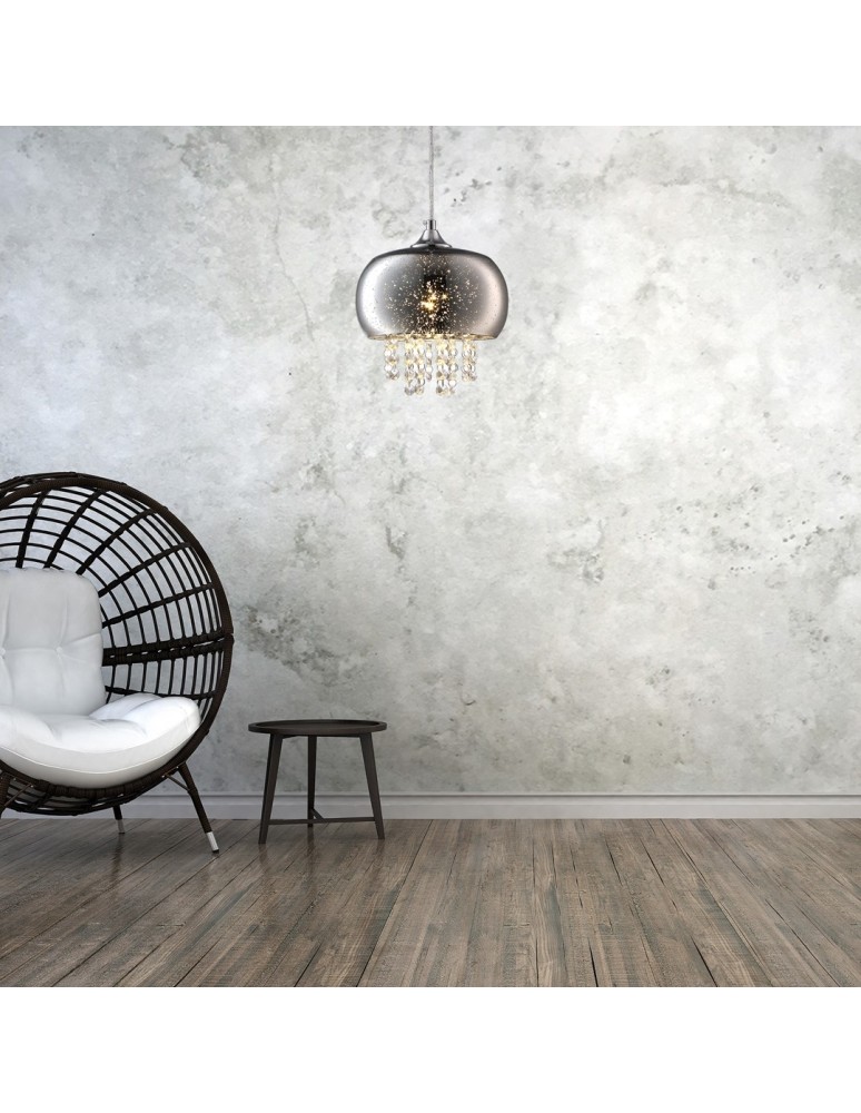 Glamour pendant lamps - Milagro STARLIGHT 1xE14 Pendant Lamp ML3789 - product kolory-swiatla.pl 6
