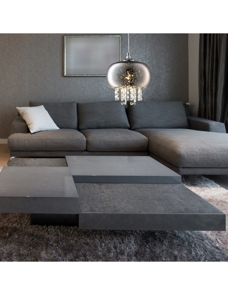 Glamour pendant lamps - Milagro STARLIGHT 1xE14 Pendant Lamp ML3789 - product kolory-swiatla.pl 7