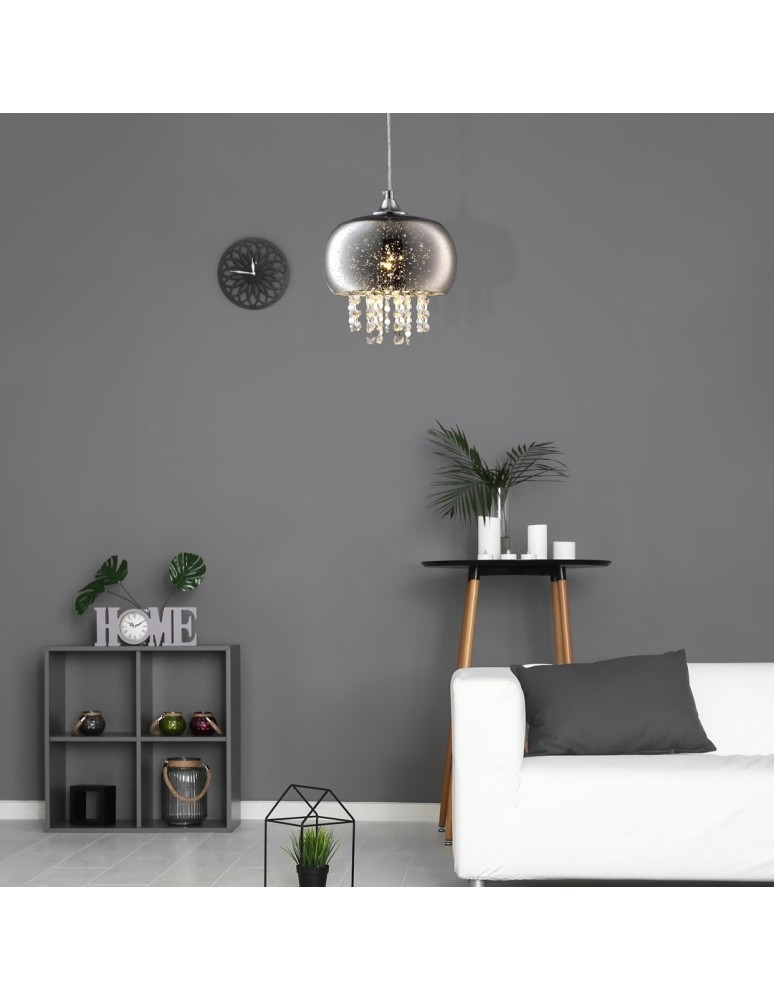 Glamour pendant lamps - Milagro STARLIGHT 1xE14 Pendant Lamp ML3789 - product kolory-swiatla.pl 8
