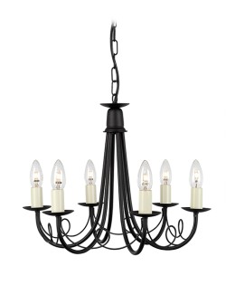 Elstead Lighting Interior Wall lamp MINSTER 6x60W E14 MN6 BLACK