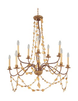 Elstead Lighting Flambeau Wisząca MOSAIC 10x60W E14 FB/Mosaic10