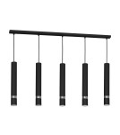 5 point pendant lamps - Milagro JOKER BLACK 5xGU10 pendant lamp MLP1417 - product 1