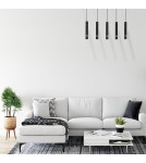 5 point pendant lamps - Milagro JOKER BLACK 5xGU10 pendant lamp MLP1417 - product 2