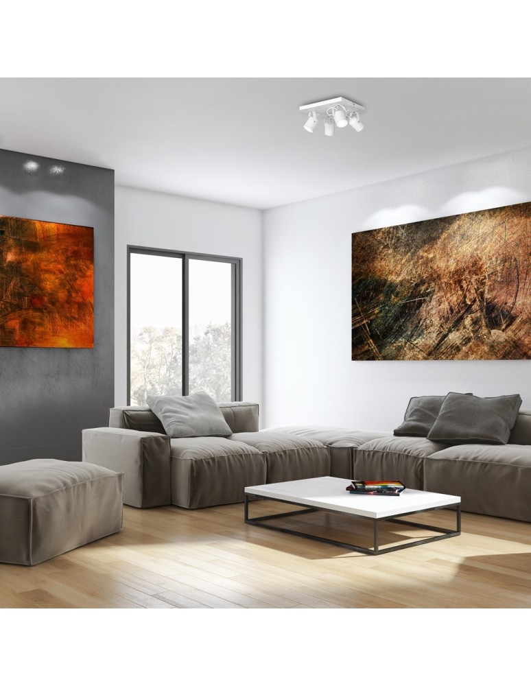 Adjustable ceiling lamps - spots - Milagro PICO WHITE 4xGU10 ceiling lamp MLP992 - product kolory-swiatla.pl 4