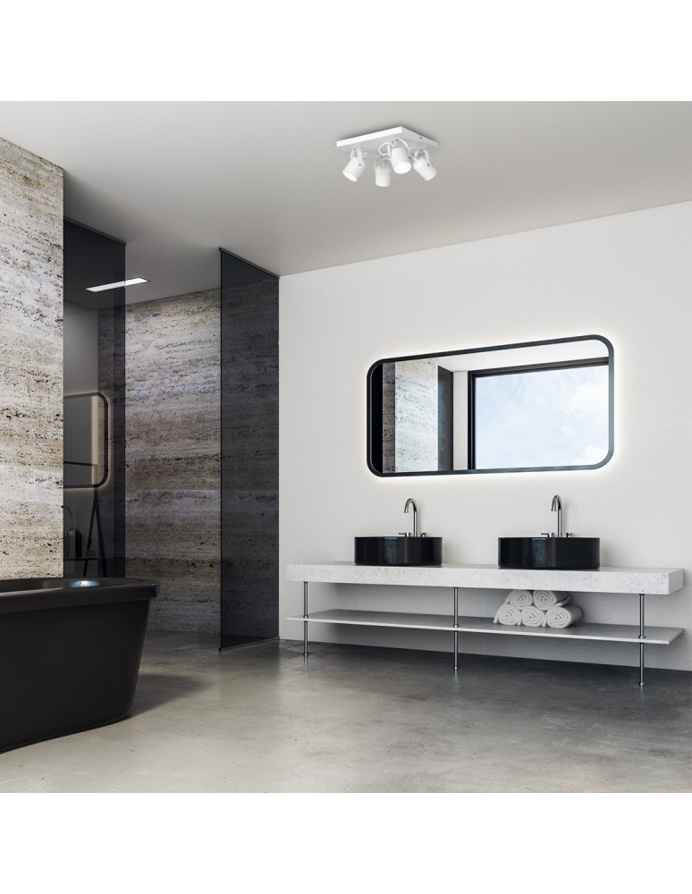 Adjustable ceiling lamps - spots - Milagro PICO WHITE 4xGU10 ceiling lamp MLP992 - product kolory-swiatla.pl 5