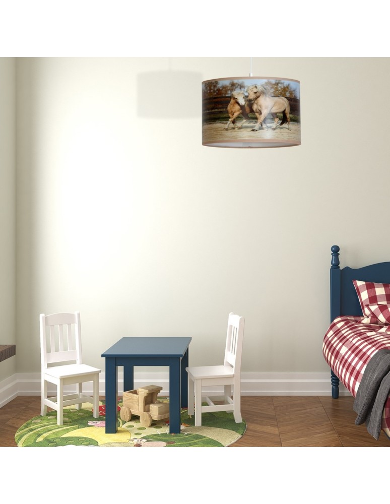 Children's pendant lamps - Milagro HORSES Hanging Lamp 1xE27 MLP846 - product kolory-swiatla.pl 5