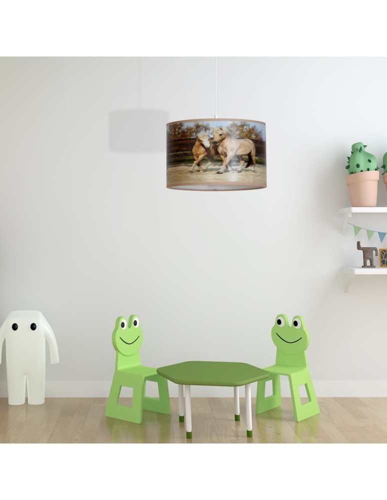 Children's pendant lamps - Milagro HORSES Hanging Lamp 1xE27 MLP846 - product kolory-swiatla.pl 7