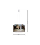 Children's pendant lamps - Milagro HORSES Hanging Lamp 1xE27 MLP846 - product 9