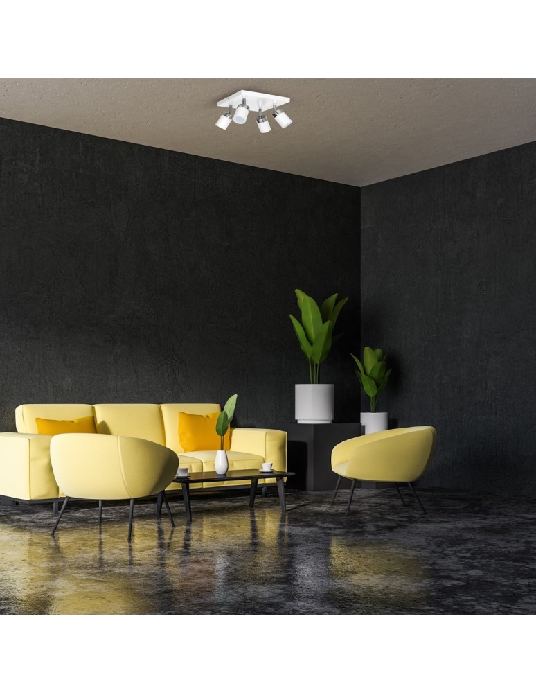 Adjustable ceiling lamps - spots - Milagro JOKER WHITE 4xGU10 MLP907 ceiling lamp. - product kolory-swiatla.pl 4