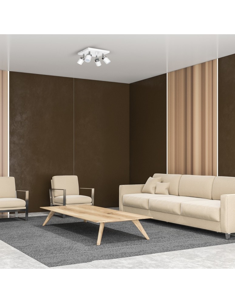 Adjustable ceiling lamps - spots - Milagro JOKER WHITE 4xGU10 MLP907 ceiling lamp. - product kolory-swiatla.pl 6