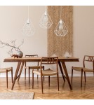 Pendant lamps - Milagro BASKET WHITE 3xE27 pendant lamp MLP7213 - product 2