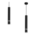 Single pendant lamps - Milagro JOKER BLACK 1xGU10 pendant lamp MLP1413 - product 1