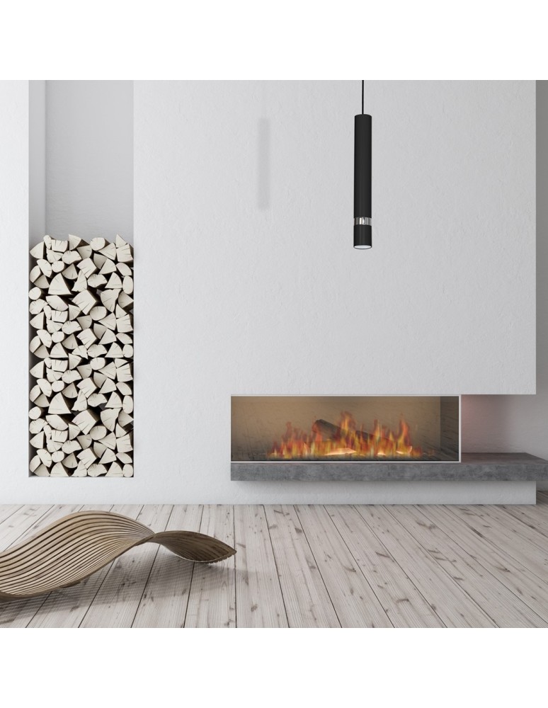 Single pendant lamps - Milagro JOKER BLACK 1xGU10 pendant lamp MLP1413 - product kolory-swiatla.pl 5
