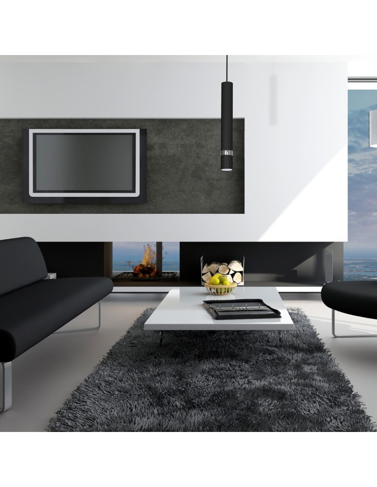 Single pendant lamps - Milagro JOKER BLACK 1xGU10 pendant lamp MLP1413 - product kolory-swiatla.pl 7