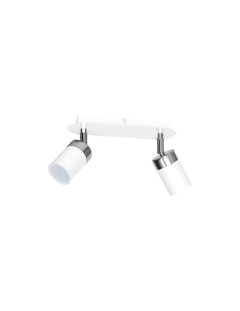 Adjustable ceiling lamps - spots - Milagro JOKER WHITE 2xGU10 ceiling lamp MLP899 - product kolory-swiatla.pl 1