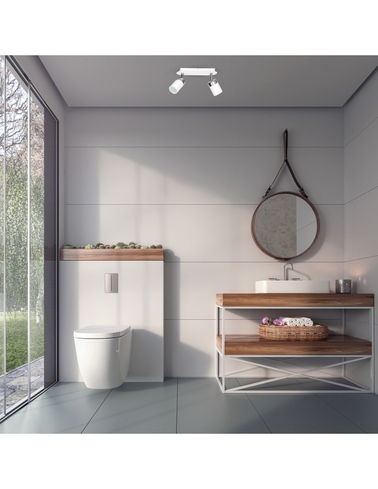 Adjustable ceiling lamps - spots - Milagro JOKER WHITE 2xGU10 ceiling lamp MLP899 - product kolory-swiatla.pl 6