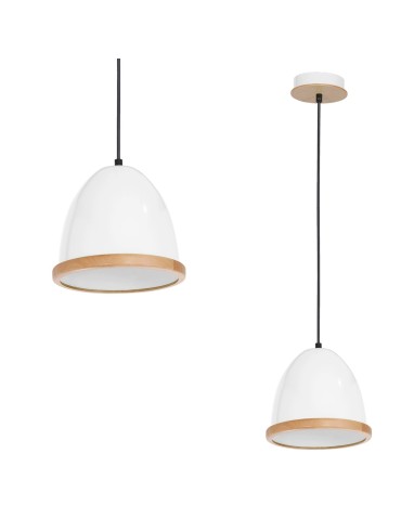 Milagro STUDIO WHITE 1xE27 pendant lamp MLP8849