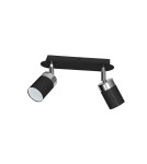 Adjustable ceiling lamps - spots - Milagro JOKER BLACK 2xGU10 MLP911 ceiling lamp. - product 1