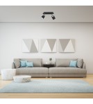 Adjustable ceiling lamps - spots - Milagro JOKER BLACK 2xGU10 MLP911 ceiling lamp. - product 6