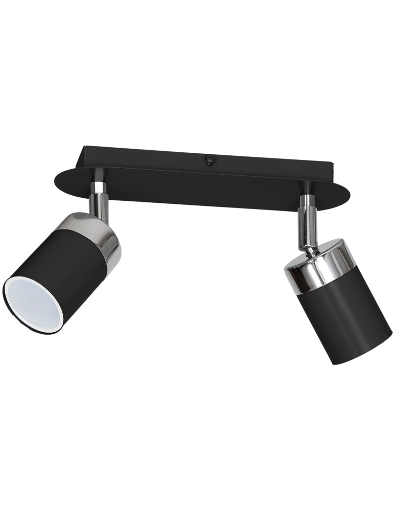 Adjustable ceiling lamps - spots - Milagro JOKER BLACK 2xGU10 MLP911 ceiling lamp. - product kolory-swiatla.pl 8