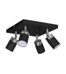 Adjustable ceiling lamps - spots - Milagro JOKER BLACK 4xGU10 MLP1339 ceiling lamp. - product 1