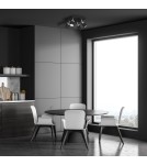 Adjustable ceiling lamps - spots - Milagro JOKER BLACK 4xGU10 MLP1339 ceiling lamp. - product 2