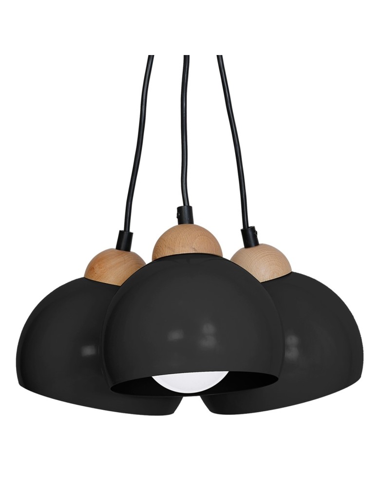 Milagro Lampa wisząca DAMA BLACK 3xE27 MLP6580