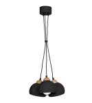 Pendant lamps - Milagro DAMA BLACK 3xE27 pendant lamp MLP6580 - product 9
