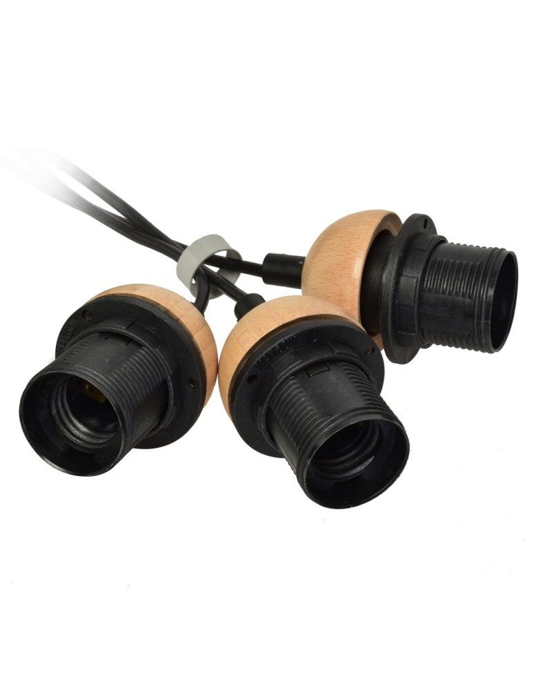 Milagro Lampa wisząca DAMA BLACK 3xE27 MLP6580